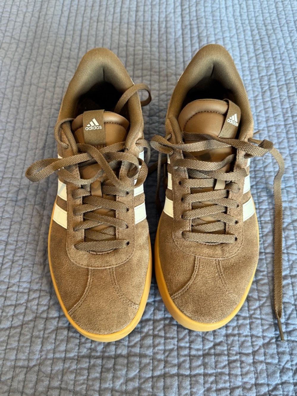 Adidas Women’s Brown Suede Retro Sneakers